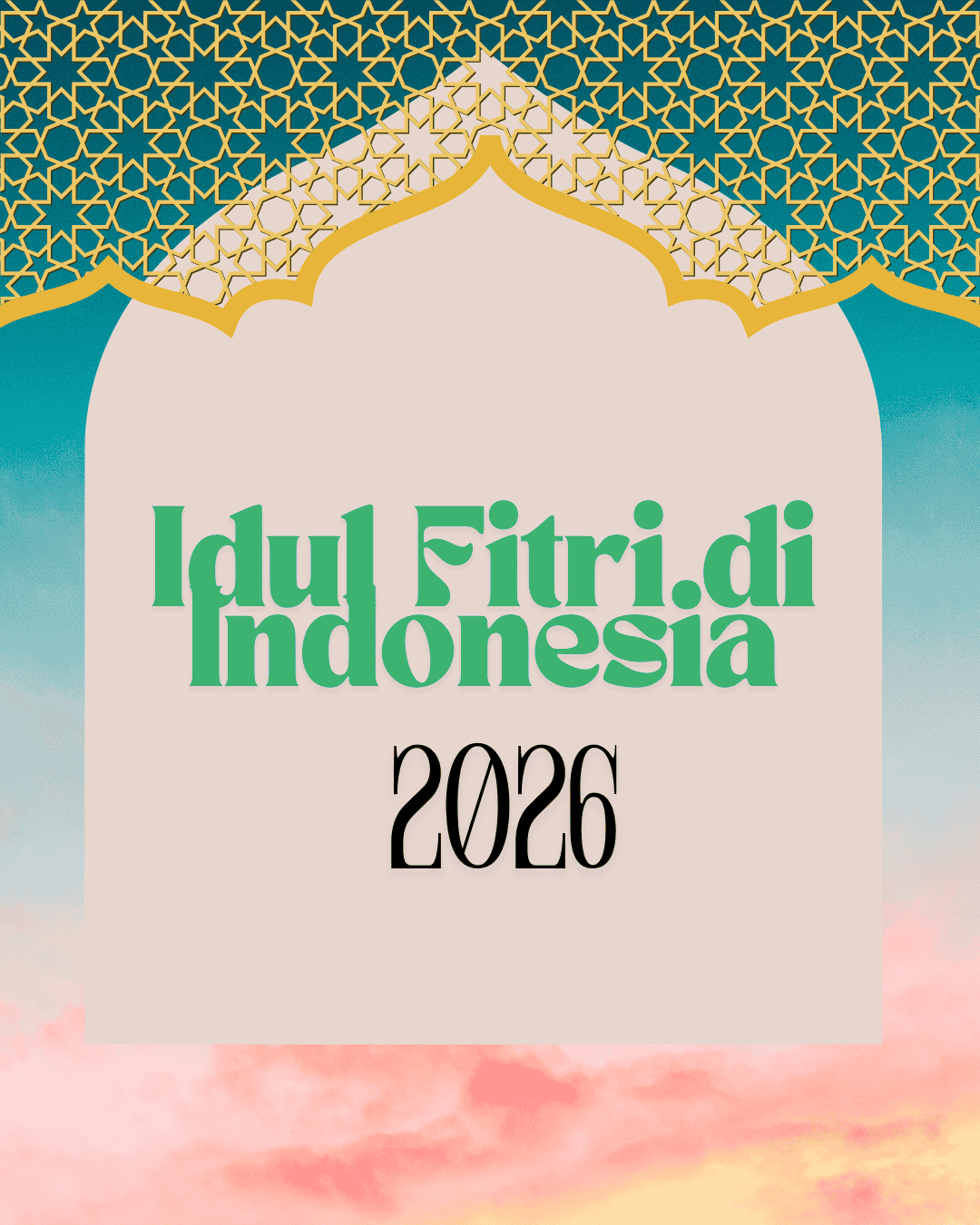 Makanan khas Idul Fitri: ketupat, opor, dan kue kering